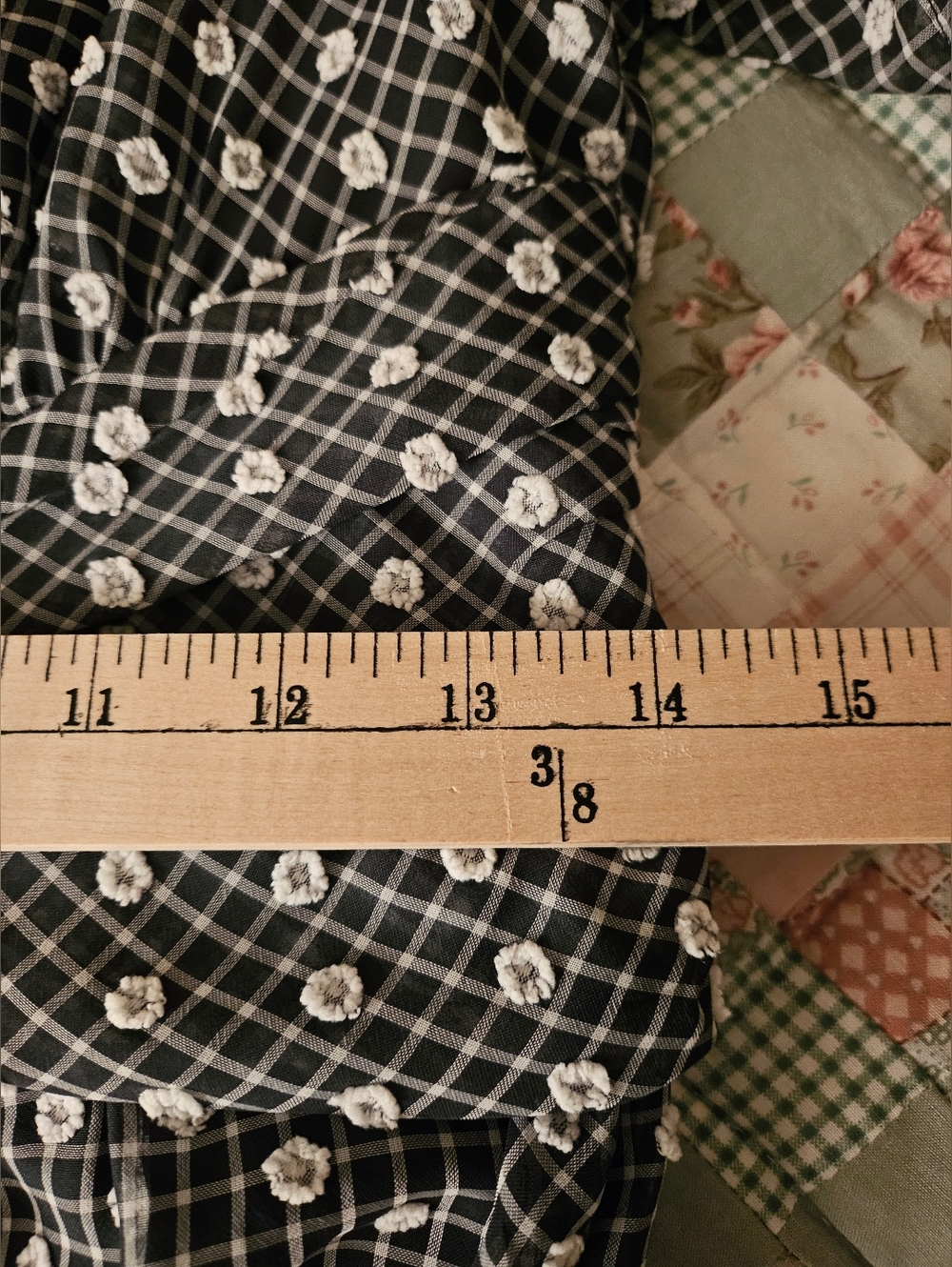 Calvin Klein V-Neck Black & White Clip-Dot Chiffon Maxi Dress- Size 6 - Picture 4 of 12